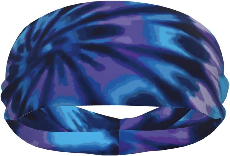 Gianlaima Sports Sweatband Head Bands for Women Men Sweat-Absorbing Headbands Suitable for Running Yoga Fitness Football Exercise - Image 1